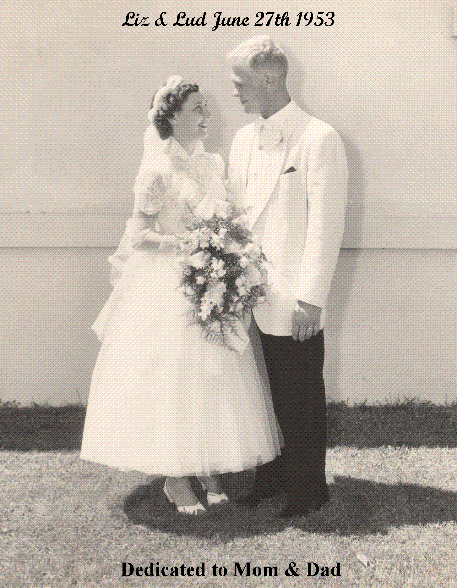 Mom and Dad's wedding